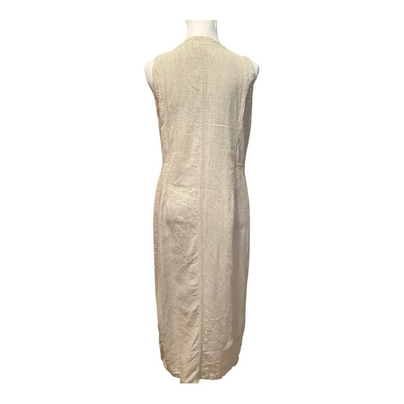David Dart For Force One Vintage Linen Dress Size M - Picture 4 of 10